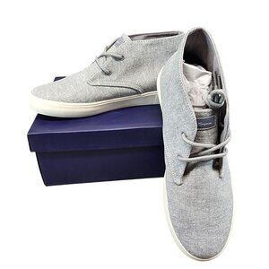 Ben Sherman Shoes Mens Size 8.5 Ashford Gray Canvas High Top Sneaker *NWT*
